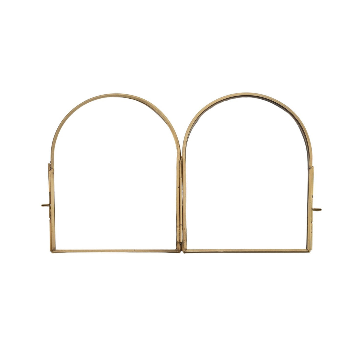 Brass & Glass Arched Photo Frame